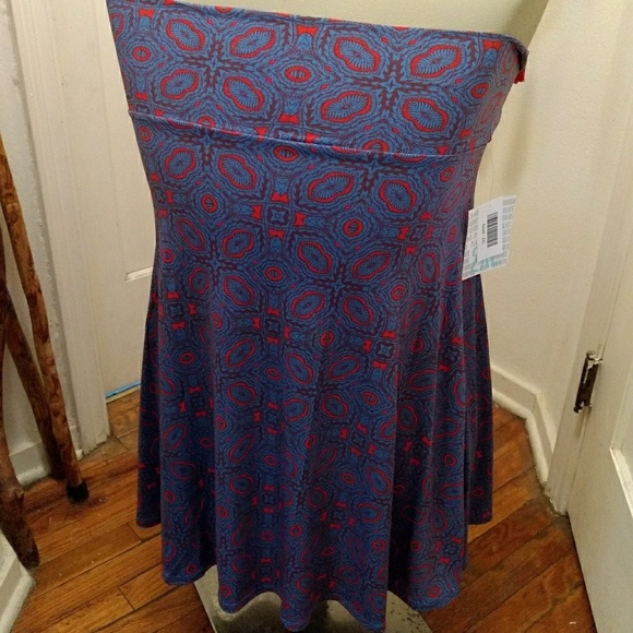 LuLaRoe Dresses & Skirts - LulaRoe 2xl Slinky Azure Skirt